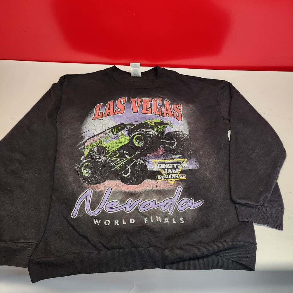 Monster Jam Las Vegas World Finals Grave Digger Sweatshirt Youth XXL